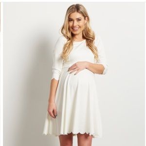 NWT pink blush maternity dress